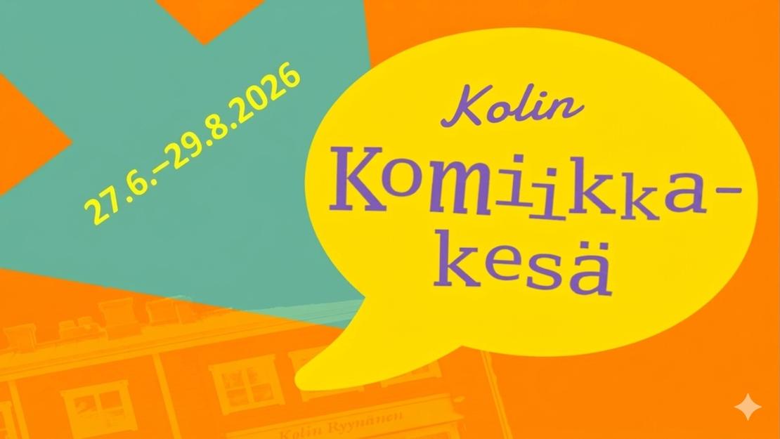 Kolin komiikkakesän juliste