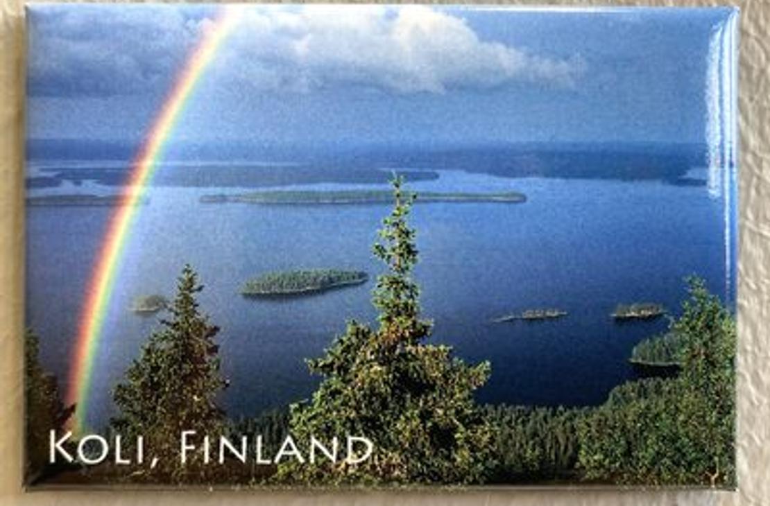 Sateenkaari Pielisen yllä