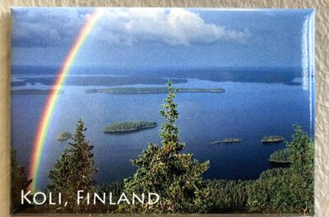 Sateenkaari Pielisen yllä