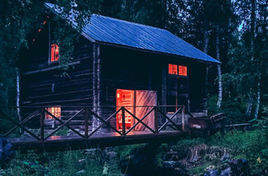 Venejoen mylly iltahämärässä