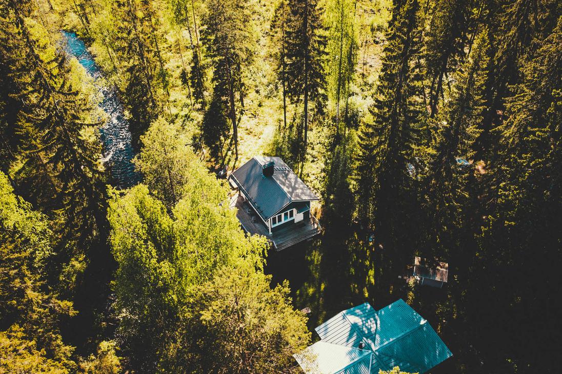 Venejoen Piilo, Naava-mökin terassi